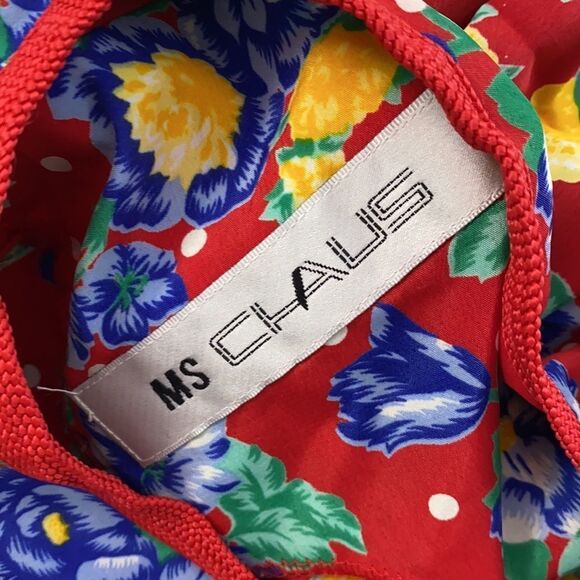 Vintage Floral Open Back Midi Dress - Picture 9 of 9